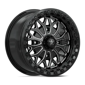 MSA Offroad Wheels – MA53 BOLO UTV BEADLOCK – Black – 15″x7″ 38mm – Summer Wheels – MA053BE15704038